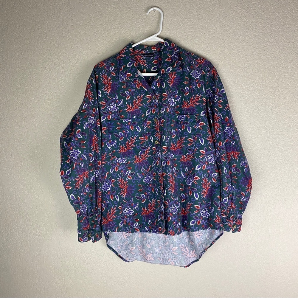 Patagonia Vintage Womans Button Up Shirt